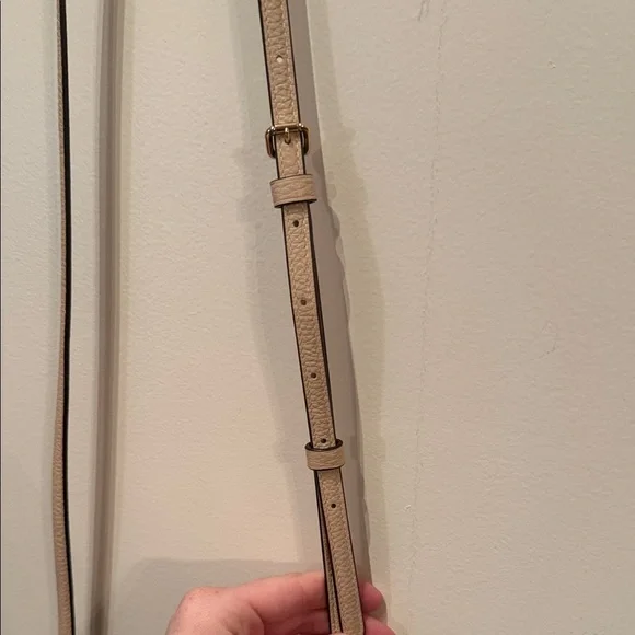 Coach Beige Pebbled Leather Crossbody with Signature Embossing - Picture 5 of 5